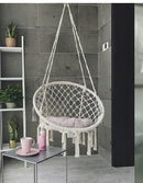 Fotel Bujany Wiszący Okrągły do Domu i Ogrodu - Udźwig 150kg