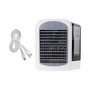 Mini Klimatyzator Przenośny 4 w 1 - Wentylator, Nawilżacz, Oczyszczacz z LED, USB, Ultra Cichy