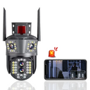Kamera monitoringu WiFi 12MP Ultra HD z 5-krotnym zoomem i kartą 32GB - Kompletny pakiet bezpieczeństwa