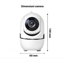 Pakiet Inteligentna Kamera Monitoringu WiFi HD720p + Karta Pamięci 32GB - Audio Dwukierunkowe, Widzenie Nocne