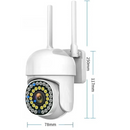 Kamera Monitoringu WiFi Smart Zewnętrzna z Kolorowym Widzeniem Nocnym, Detekcją Ruchu i Sterowaniem z Telefonu