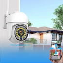 Kamera Monitoringu WiFi Smart Zewnętrzna z Kolorowym Widzeniem Nocnym, Detekcją Ruchu i Sterowaniem z Telefonu
