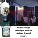 Kamera Monitoringu WI-FI | Kolorowe Widzenie Nocne, Czujnik Ruchu, PTZ, Sterowanie FFvideo, Karta 32GB