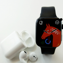 Zestaw promocyjny 1+1 Zegarek Smartwatch + Słuchawki Bezprzewodowe - Ekran HD, Monitorowanie Zdrowia, Sterowanie Muzyką