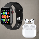Zestaw promocyjny 1+1 Zegarek Smartwatch + Słuchawki Bezprzewodowe - Ekran HD, Monitorowanie Zdrowia, Sterowanie Muzyką