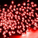 Instalacja Na Rolce 100m z 500 Czerwonymi LED | 8 Gier Świetlnych | IP44 na Dekoracje Świąteczne
