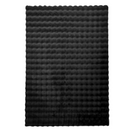 Dywan z Futra Sztucznego Design 3D Bubble Nordycki 180x230cm - Miękki i Puszysty do Salonu i Sypialni, Czarny
