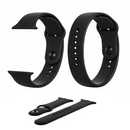 Pasek Silikonowy Premium 20mm - Uniwersalny do Smartwatchy i Zegarków Klasycznych - Elegancki Design Czarny