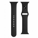 Pasek Silikonowy Premium 20mm - Uniwersalny do Smartwatchy i Zegarków Klasycznych - Elegancki Design Czarny