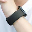 Pasek Silikonowy Premium 20mm - Uniwersalny do Smartwatchy i Zegarków Klasycznych - Elegancki Design Czarny