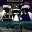 Kamera Monitoringu Solarna 4G z 3 Obiektywami, Automatyczny Obrót, Inteligentne Śledzenie, Night Vision Kolor, Sterowanie z Telefonu V380 Pro