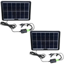 Pakiet 1+1 Przenośny Panel Solarny - Port USB do Ładowania Urządzeń, Ekologiczne Ładowanie IP65 Wodoodporny