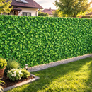 Pakiet Promo! Zestaw 3 Paneli Sztucznego Płotu 1x3m - Liście Premium Wewnątrz/Na Zewnątrz, Odporny na Warunki Atmosferyczne