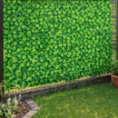Pakiet Promo! Zestaw 3 Paneli Sztucznego Płotu 1x3m - Liście Premium Wewnątrz/Na Zewnątrz, Odporny na Warunki Atmosferyczne