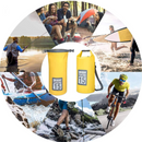Pakiet 1+1 Plecak Wodoodporny na Wędrówki, Rafting i Sporty Wodne - Ochrona 100% Waterproof
