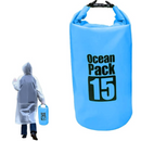 Pakiet 1+1 Plecak Wodoodporny na Wędrówki, Rafting i Sporty Wodne - Ochrona 100% Waterproof