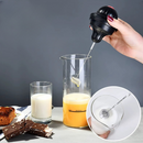 Elektryczny Spieniacz do Mleka 450ml, z Termoodpornym Szklanym Pojemnikiem, Gęsta i Jednolita Piana, Idealny do Cappuccino, Latte i Kawy