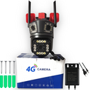 Kamera monitoringu 4G 12MP Ultra HD PTZ, zoom 5X, kolorowe widzenie nocne, wykrywanie ruchu, dwukierunkowe audio, wbudowana syrena, zewnętrzna/wewnętrzna