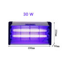 Lampa Elektryczna Przeciw Owadom 30W z 2 Lampami Neonowymi UV – Skuteczna Ochrona Przed Owadami, Montaż Naścienny lub Wiszący