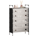 Szafa Organizer z 5 Przestronnymi Przegrodami, 120 x 63 x 28 cm – Idealna do Ubrań, Obuwia i Akcesoriów