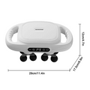 Masażer perkusyjny do masażu głębokiego, 12 końcówek, 9 prędkości, funkcja ciepła, masaż wibracyjny, USB-C