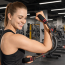 Wielofunkcyjny przyrząd treningowy, regulowany opór 110-132 lbs, ekspander typu U, na biceps, triceps, barki, plecy i uda