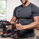 Wielofunkcyjny przyrząd treningowy, regulowany opór 110-132 lbs, ekspander typu U, na biceps, triceps, barki, plecy i uda