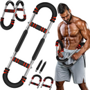 Wielofunkcyjny przyrząd treningowy, regulowany opór 110-132 lbs, ekspander typu U, na biceps, triceps, barki, plecy i uda