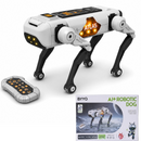 Inteligentny pies robot AI+ Atlas ze sterowaniem głosowym, pilotem, ruchami bionicznymi, światłami LED i muzyką