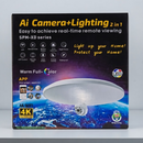 Inteligentna kamera monitorująca 2-w-1 z lampą LED, WiFi 3MP 4K, Full-Color, Pan-Tilt 360° i dwukierunkowym audio