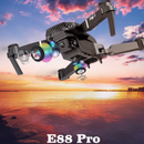 Dron E88PRO 4K Ultra HD z podwójną kamerą, FPV Real-Time, Altitude Hold, sterowaniem gestami i składaną konstrukcją