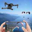 Dron E88PRO 4K Ultra HD z podwójną kamerą, FPV Real-Time, Altitude Hold, sterowaniem gestami i składaną konstrukcją