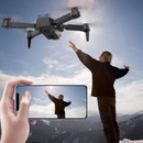 Dron E88PRO 4K Ultra HD z podwójną kamerą, FPV Real-Time, Altitude Hold, sterowaniem gestami i składaną konstrukcją