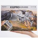 Profesjonalny dron X32PRO Ultra Screen 4K Ultra HD, silnik bezszczotkowy, składany, pilot z wbudowanym ekranem 4.3 cala