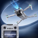 Profesjonalny dron X32PRO Ultra Screen 4K Ultra HD, silnik bezszczotkowy, składany, pilot z wbudowanym ekranem 4.3 cala