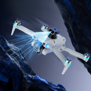Profesjonalny dron X32PRO Ultra Screen 4K Ultra HD, silnik bezszczotkowy, składany, pilot z wbudowanym ekranem 4.3 cala