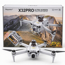 Profesjonalny dron X32PRO Ultra Screen 4K Ultra HD, silnik bezszczotkowy, składany, pilot z wbudowanym ekranem 4.3 cala