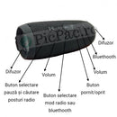 Przenośny głośnik Bluetooth Waterproof IP67 - 6000mAh, 20h autonomii, Powerbank