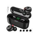 Bezprzewodowe słuchawki Bluetooth TWS F9 z etui ładującym - Wodoodporne IPX7, sterowanie dotykowe