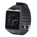 Wielofunkcyjny smartwatch z Bluetooth i aparatem - Elegancki czarny design