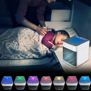 Przenośny Klimatyzator Cooler z Nawilżaczem i USB - Szybkie Chłodzenie