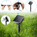 Solarne lampki choinkowe 100 niebieskich LED 10 m – zewnętrzne IP44, bez zużycia prądu