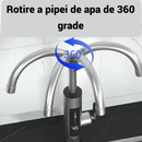 Kran Elektryczny Natychmiastowy ze Stali Nierdzewnej 3000W - Ciepła Woda w Sekundy, Wyświetlacz LED, Obrót 360°