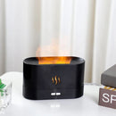 Nawilżacz z dyfuzorem zapachów i efektem płomienia LED - elegancki design do aromaterapii