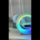 Stacja Ładowania Bezprzewodowego 3 w 1 z Lampą RGB i Głośnikiem Bluetooth, Sterowanie Aplikacją