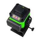 Niwelator Laserowy 4D z 16 Liniami, 4 Wiązki x 360 Stopni, Zielone Linie, Zasięg 25m, Dokładność ± 2mm/10m, Autopoziomowanie, Kąt Prosty, Baterie 2 x 4000 mAh 4.2V, Pilot