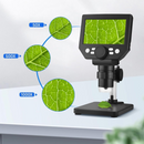 Mikroskop Cyfrowy Przenośny Ekran LCD 4.3 cala Zoom 1X–1000X, 1080P, Regulowane Oświetlenie LED